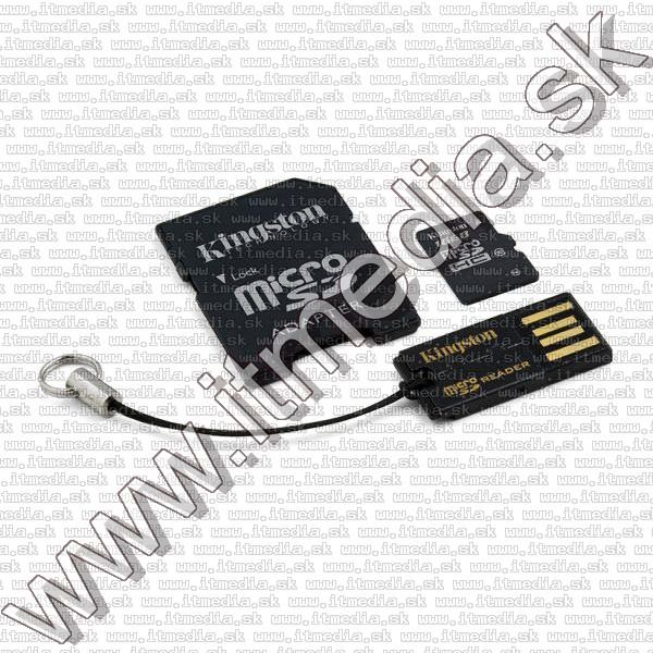 Kingston microSD-HC card 16GB UHS-I U1 Class10 + adapter + Card Reader Mobility (IT9417) Image of Kingston microSD-HC card 16GB UHS-I U1 Class10 + adapter + Card Reader Mobility (IT9417)